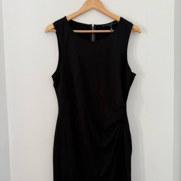 Robert Rodriguez black draped LBD sleeveless sheath dress - Medium - Picture 3 of 7